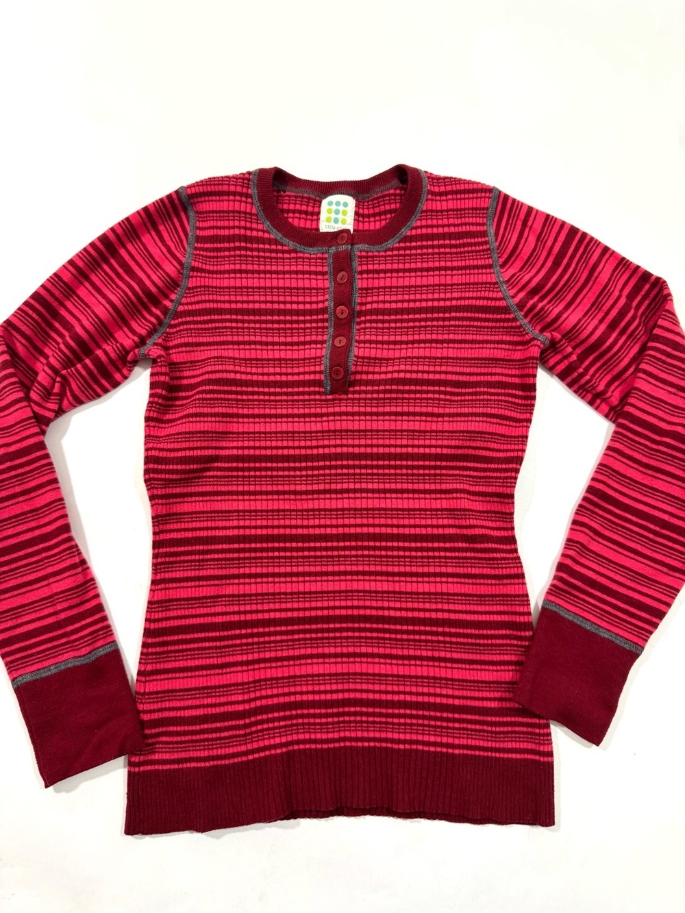 Title Nine Horizontal Stripe Sweater Merino Blend
